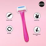 Buy Meskin Reusable Mini Bikini Razor for Woman Pack of 3 (Assorted Colors) 15gm - Purplle