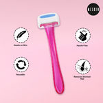Buy Meskin Reusable Mini Bikini Razor for Woman Pack of 3 (Assorted Colors) 15gm - Purplle