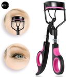 Buy Meskin Elegant Eyelash Curler with Pinch Safe Silicone Pad Matt Finish (Assorted Colors) 50 gm - Purplle