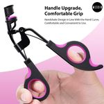 Buy Meskin Elegant Eyelash Curler with Pinch Safe Silicone Pad Matt Finish (Assorted Colors) 50 gm - Purplle
