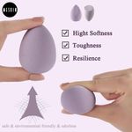 Buy Meskin Premium Beauty Blender Makeup Puff Sponge Pack of 2 (Assorted Shape & Color) 15gm - Purplle