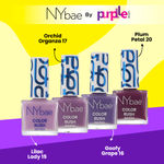 Buy NY Bae Color Rush Nail Paint Set - Lovely Lilacs 03 | Nail Paint Combo | Chip Resistant | Long Lasting | Quick Dry | Glossy Gel Nail Polish (5.6 ml *4) - Purplle