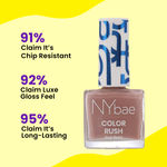 Buy NY Bae Color Rush Nail Paint Set - Natural Nudes 04 | Nail Paint Combo | Chip Resistant | Long Lasting | Quick Dry | Glossy Gel Nail Polish (5.6 ml *4) - Purplle
