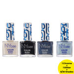 Buy NY Bae Color Rush Nail Paint Set - Midnight Magic 06 | Nail Paint Combo | Chip Resistant | Long Lasting | Quick Dry | Glossy Gel Nail Polish (5.6 ml *4) - Purplle