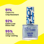 Buy NY Bae Color Rush Nail Paint Set - Midnight Magic 06 | Nail Paint Combo | Chip Resistant | Long Lasting | Quick Dry | Glossy Gel Nail Polish (5.6 ml *4) - Purplle