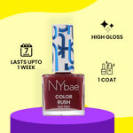 Buy NY Bae Color Rush Nail Paint Set - Fiery Reds 07| Chip Resistant | Long Lasting | Quick Dry |Glossy Gel Nail Polish (22 ml) - Purplle