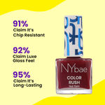 Buy NY Bae Color Rush Nail Paint Set - Fiery Reds 07| Chip Resistant | Long Lasting | Quick Dry |Glossy Gel Nail Polish (22 ml) - Purplle