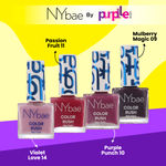 Buy NY Bae Color Rush Nail Paint Set - Maroon Mania 12 | Nail Paint Combo | Chip Resistant | Long Lasting | Quick Dry | Glossy Gel Nail Polish (5.6 ml *4) - Purplle