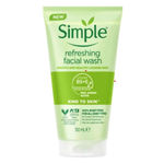 Buy Simple Kind to Skin Refreshing Facial Wash (100 ml) + Simple Kind to Skin Hydrating Light Moisturiser (125 ml) - Purplle