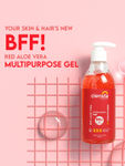 Buy Clensta Red Aloe Vera Gel 22x MORE POWERFUL Than Normal Aloe Vera For Skin and Hair With 99% Pure Aloe Vera Gel and 1% Niacinamide | Hydrating, Moisturizing & Glowing Skin | For Women & Men All Skin Type - 300ml - Purplle