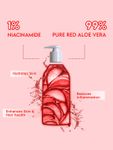 Buy Clensta Red Aloe Vera Gel 22x MORE POWERFUL Than Normal Aloe Vera For Skin and Hair With 99% Pure Aloe Vera Gel and 1% Niacinamide | Hydrating, Moisturizing & Glowing Skin | For Women & Men All Skin Type - 300ml - Purplle