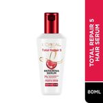 Buy L'oreal Paris Total Repair 5 At Home Spa Essentials ( Shampoo (340 ml) + Smoothening And Repairing Serum (80 ml)+ Extraordinary Oil Smooth Steam Mask (Paraben Free)) - Purplle