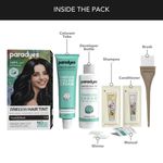 Buy Paradyes Natural Black Timeless Permanent Creme Hair Colour for Grey Coverage, 1.0 Natural Black - 0.23 gm - Purplle
