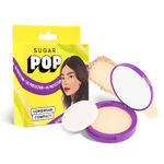 Buy SUGAR POP Makeup Essentials - Longwer Compact 04 Pearl - 9 gms & Volumizing Mascara - 9 ml x 2 - Set of 2 - Purplle
