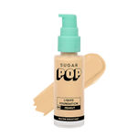 Buy SUGAR POP Makeup Essentials - Liquid Foundation 04 Peanut - 30 ml & Longwear Compact 03 Honey - 9 gms x 2 - Set of 2 - Purplle