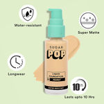 Buy SUGAR POP Makeup Essentials - Liquid Foundation 04 Peanut - 30 ml & Longwear Compact 03 Honey - 9 gms x 2 - Set of 2 - Purplle