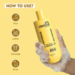 Buy Clensta Eggstreme Hair Repair Shampoo With Egg Protein, Biotin & Hydrolyzed Silk Protein | Promotes Strengthening & Repair Damaged Hair | Sulfate & Paraben Free | For Men & Women - 650 ml - Purplle
