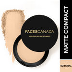 Buy FACES CANADA Weightless Stay Matte Finish Compact Powder - Natural 02, (9 gm) | Oil Control | Evens Out Complexion | Blends Effortlessly | Pressed Powder For All Skin Types - Purplle