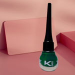 Buy KINDED Eye Liner Liquid Waterproof Smudgeproof (5 ml, Matte Finish, Dapper Green) - Purplle