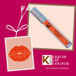 Buy KINDED Liquid Lip Colour Lipstick Lip Gloss Vitamin E Enriched (6 ml, Matte Finish, Sangria Orange) - Purplle