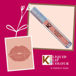 Buy KINDED Liquid Lip Colour Lipstick Lip Gloss Vitamin E Enriched (6 ml, Matte Finish, Perfect Nude) - Purplle
