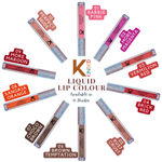 Buy KINDED Liquid Lip Colour Lipstick Lip Gloss Vitamin E Enriched (6 ml, Matte Finish, Perfect Nude) - Purplle