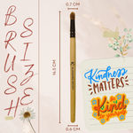 Buy KINDED Blending Makeup Brush Professional Natural Wooden Handle - Purplle