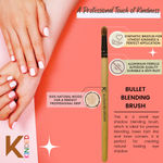 Buy KINDED Blending Makeup Brush Professional Natural Wooden Handle - Purplle