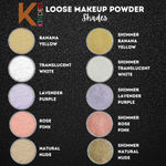 Buy KINDED Setting Loose Powder with Puff HD Translucent Finishing Powder (30 gm, Matte Banana Yellow) - Purplle