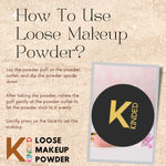 Buy KINDED Setting Loose Powder with Puff Translucent Finishing Powder (30 gm, Matte Translucent White) - Purplle