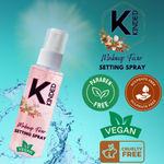 Buy KINDED Makeup Fixer Setting Spray After Makeup Setter Liquid with Aloe Vera & Jojoba Oil - 60 ml - Purplle