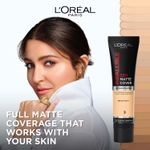 Buy L'Oreal Paris Infallible 32H Matte Cover Liquid Foundation, 128 Neutral Undertone, 30 ml - Purplle