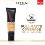 Buy L'Oreal Paris Infallible 32H Matte Cover Liquid Foundation, 128 Neutral Undertone, 30 ml - Purplle