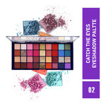 Buy Mattlook 36 Colours Catch the Eyeshadow Palette, Flawless Shades, Waterproof Durable Highly Pigmented Eye Makeup Set Gift for Women, Multicolour- 02 (20.5g) - Purplle