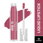 Buy Swiss Beauty Select Here To Stay Liquid Matte Lipstick with Kiss-Proof Formula | Infused with Vitamin E | Non-Transfer , Smudgeproof | 12-18 Hrs Stay 05 La Rose 3 ml - Purplle