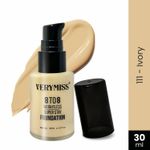 Buy Verymiss 8 To 8 Weightless Super Stay Foundation - 111 Ivory 30 Millilitres - Purplle