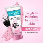 Buy Everyuth Naturals Anti Pollution Pink Clay & Charcoal Face Pack 100 gm - Purplle