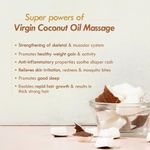 Buy Nat Habit Baby Coconut Oil|Hair,Body Massage|Skeletal & Muscular Strengthening|VitE&Omega3 (100 ml) - Purplle