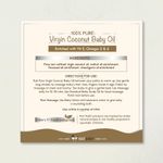 Buy Nat Habit Baby Coconut Oil|Hair,Body Massage|Skeletal & Muscular Strengthening|VitE&Omega3 (100 ml) - Purplle