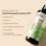 Buy Nat Habit Cold Pressed Castor Oil For Hair Growth|Body Massage|100% Natural|(Arandi) Hair Oil (200 ml) - Purplle