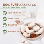 Buy Nat Habit 100% Pure Coconut Oil| Hair Growth|Skin Care|Chemical Free| Vit-E Hair Oil (200 ml) - Purplle