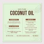 Buy Nat Habit 100% Pure Coconut Oil| Hair Growth|Skin Care|Chemical Free| Vit-E Hair Oil (200 ml) - Purplle