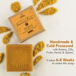 Buy Nat Habit Healing Turmeric Bathing Soap|Handmade Butter Bath Soap For Tan Removal (125 g) - Purplle