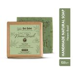 Buy Nat Habit Sacred Neem Basil Ayurvedic Soap|Handmade Butter Bath Soap - Antibacterial (125 g) - Purplle