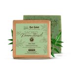 Buy Nat Habit Sacred Neem Basil Ayurvedic Soap|Handmade Butter Bath Soap - Antibacterial (125 g) - Purplle