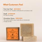 Buy Nat Habit Exfoliating Orange Soap|Handmade Butter Bathing Soap For Tan Removal & Cleansing (125 g) - Purplle