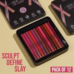 Buy Insight Cosmetics Glide On Lip Liner - Pack of 12 pcs - Purplle