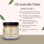 Buy Chilife Chi Ayurvedic Ubtan for Glowing Skin, Sun-Tan Remover, Deep Cleanser,Makes Skin Bright and Relieves Skin Inflammation I Gender Neutral I 100 gm - Purplle