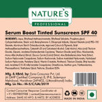 Buy Nature's Essence Professional Serum Boost Tinted Sunscreen SPF 40 PA+++ Infused with Vitamin C & 4D Hyaluronic Acid Prevents Pigmentation & Photo Aging, UV A, UV B & Blue Light Protection 80 gm - Purplle