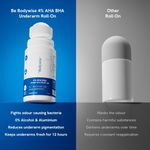 Buy Be Bodywise 4% AHA BHA Underarm Roll On (Fragrance Free) - 50ml - Purplle